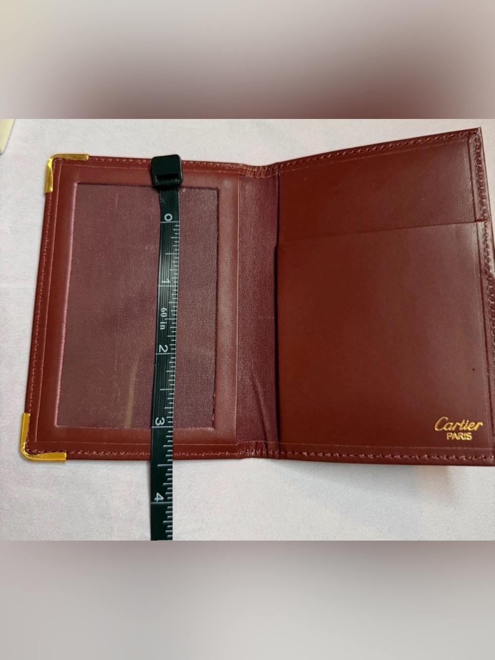 Cartier Vintage And Elegant Leather  Card Holder/ Multi-Use Leather Case - Picture 11 of 12
